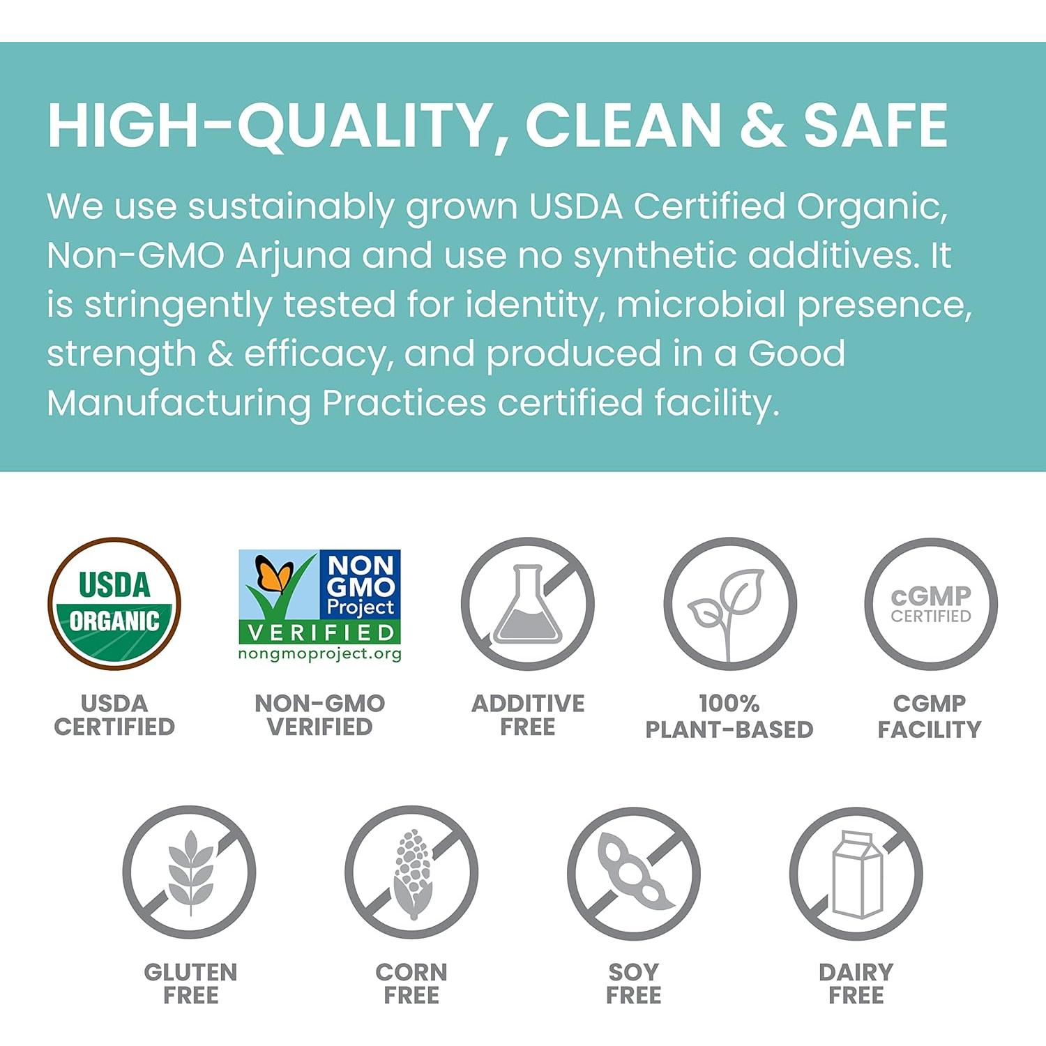 Suplemento Herbal Arjuna Himalaya 700 mg, 60 Capletas Veganas