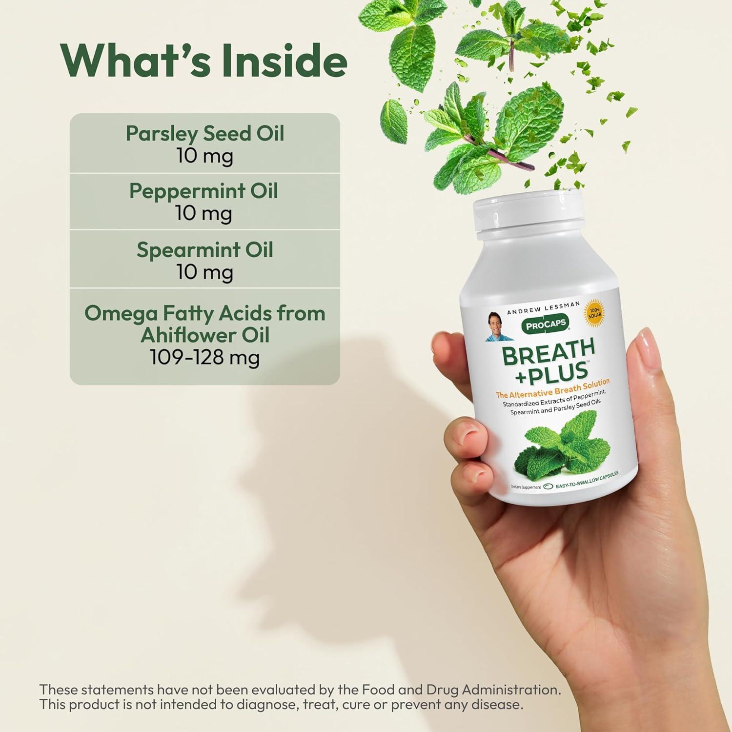 ANDREW LESSMAN Breath Plus 60 Cápsulas - Ambientador Natural