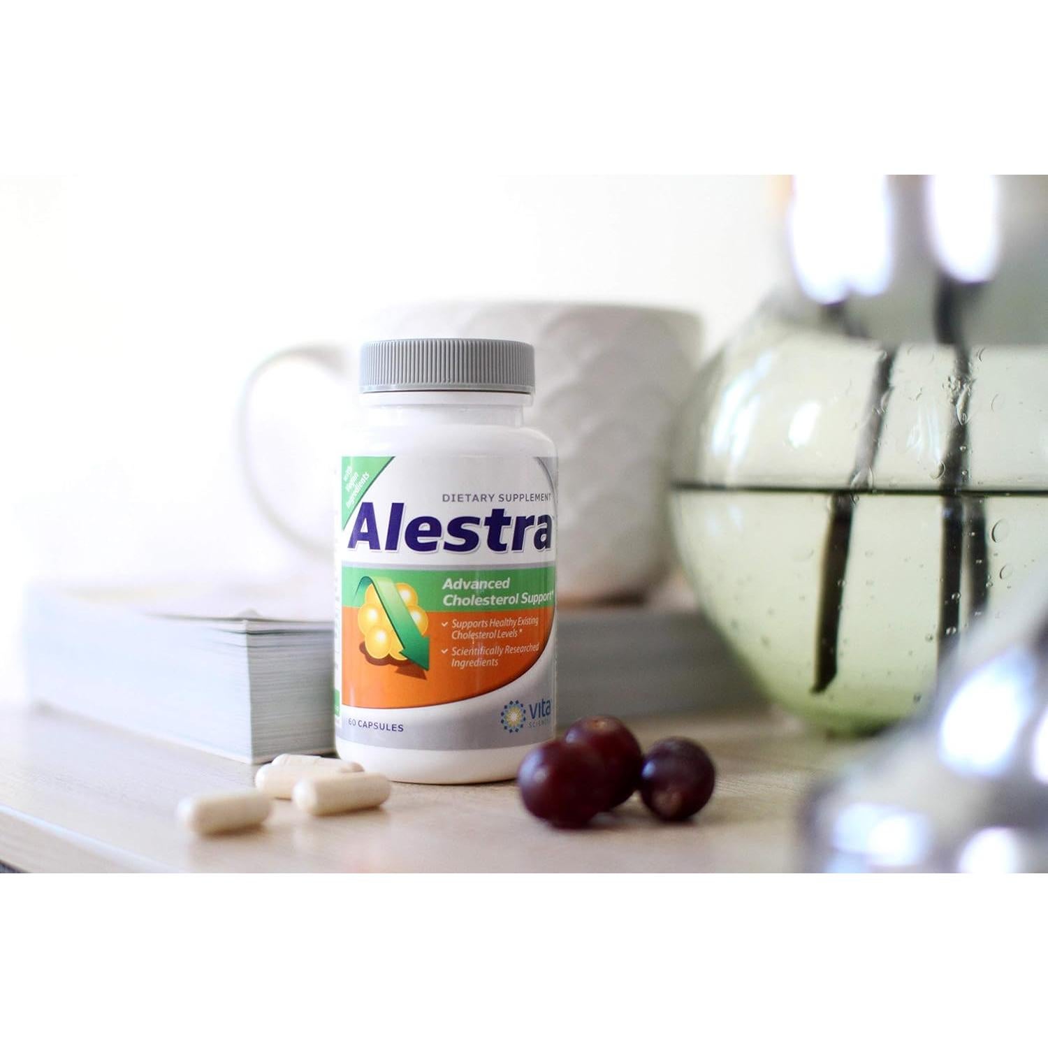 Suplemento Vegano de Colesterol Alestra 65g - Niacina y Esteroles