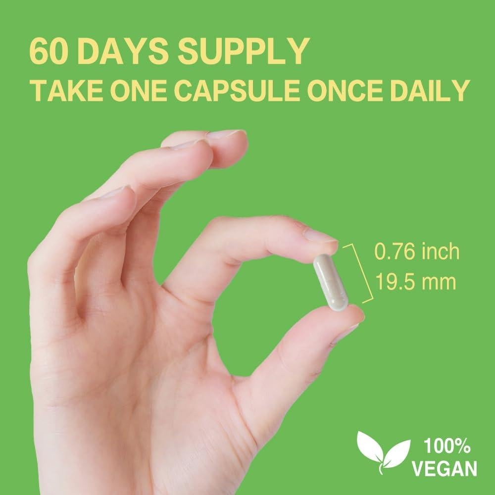 Extracto de Ajo Sin Olor Lovita 50mg 100:1 60 Cápsulas Veganas