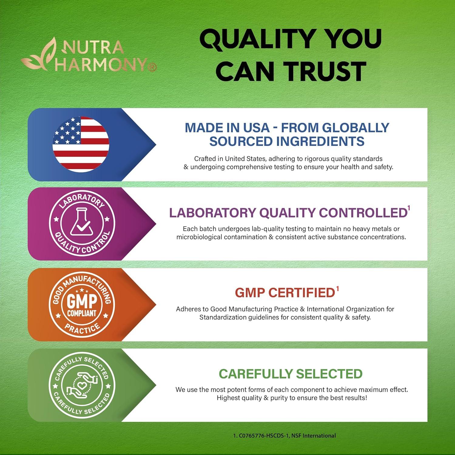 Cápsulas de Té Verde Nutra Harmony 120 Unidades - Energía y Metabolismo