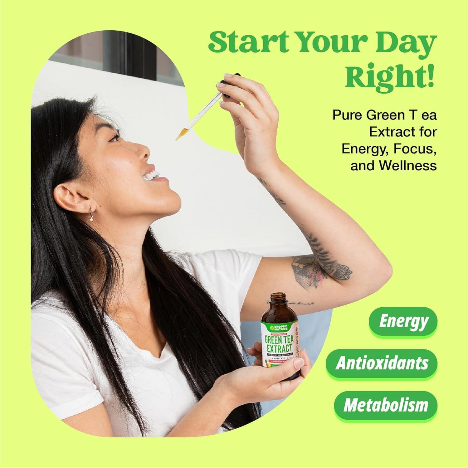 Extracto de Té Verde 10:1 Gotas 60ml - Gotas de Naturaleza