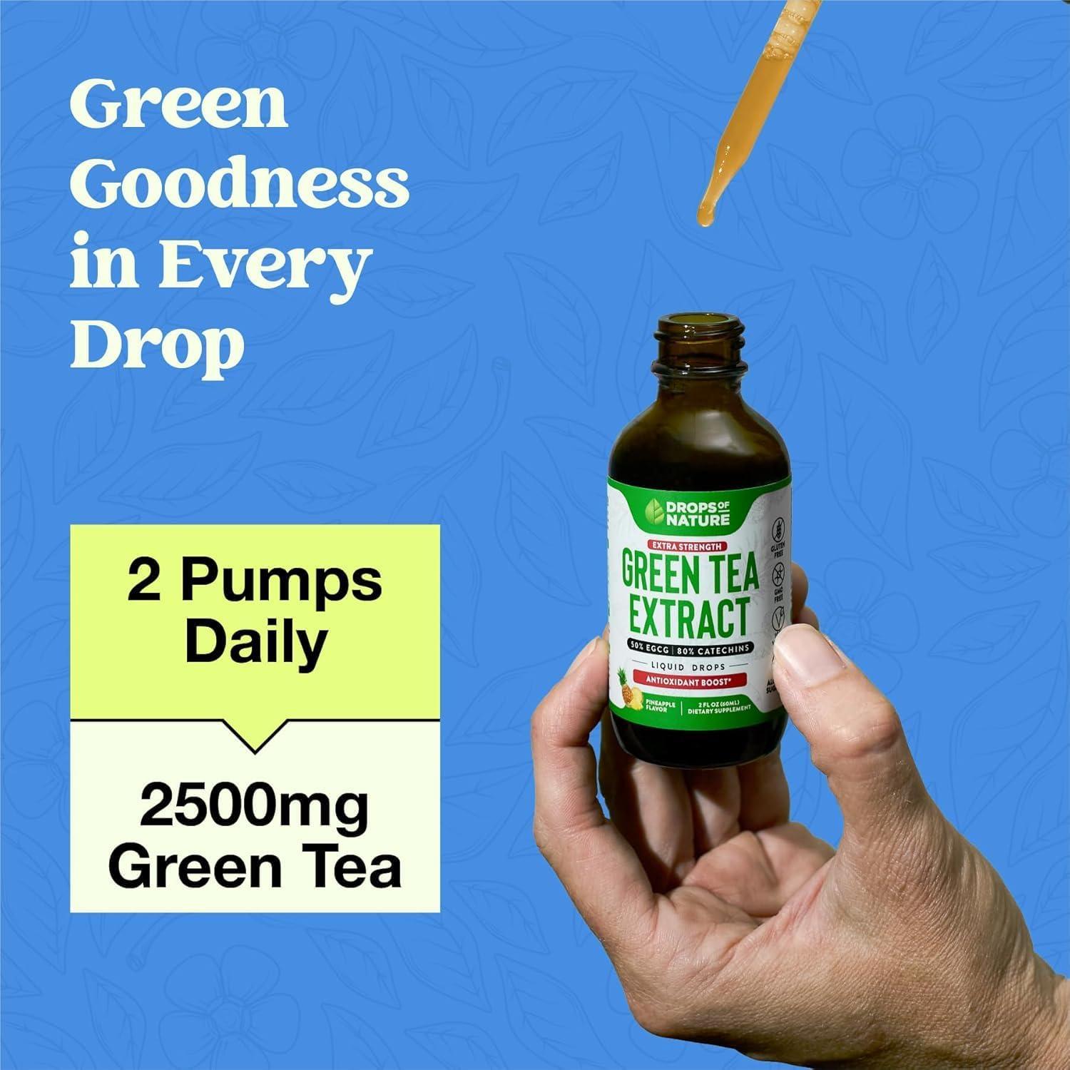 Extracto de Té Verde 10:1 Gotas 60ml - Gotas de Naturaleza