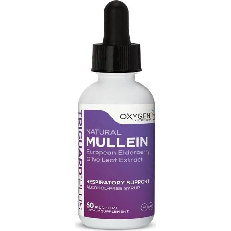 TriGuard Mullein Plus - Extracto Respiratorio 59 ml Sin Alcohol