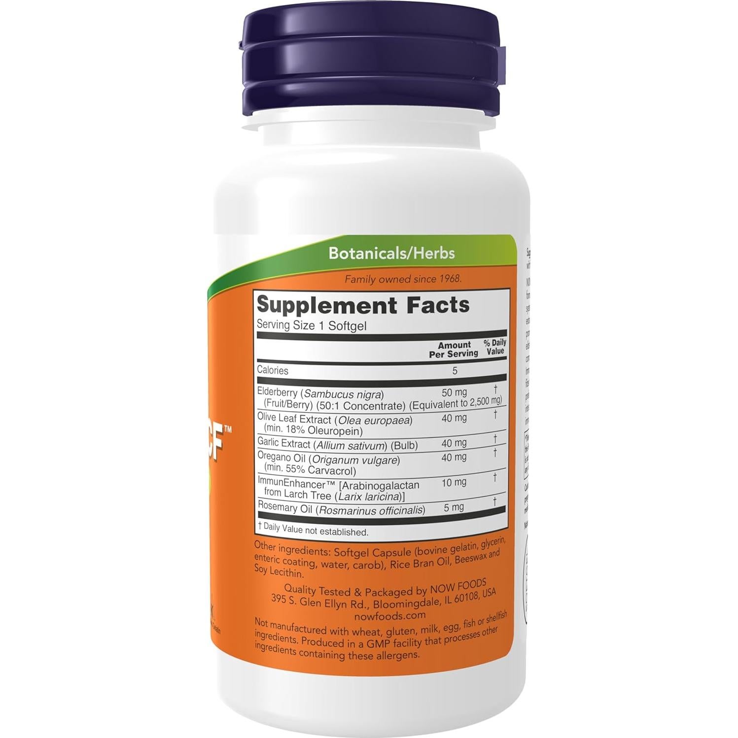 Suplemento Inmunológico AlliBiotic CF NOW 60 Softgels