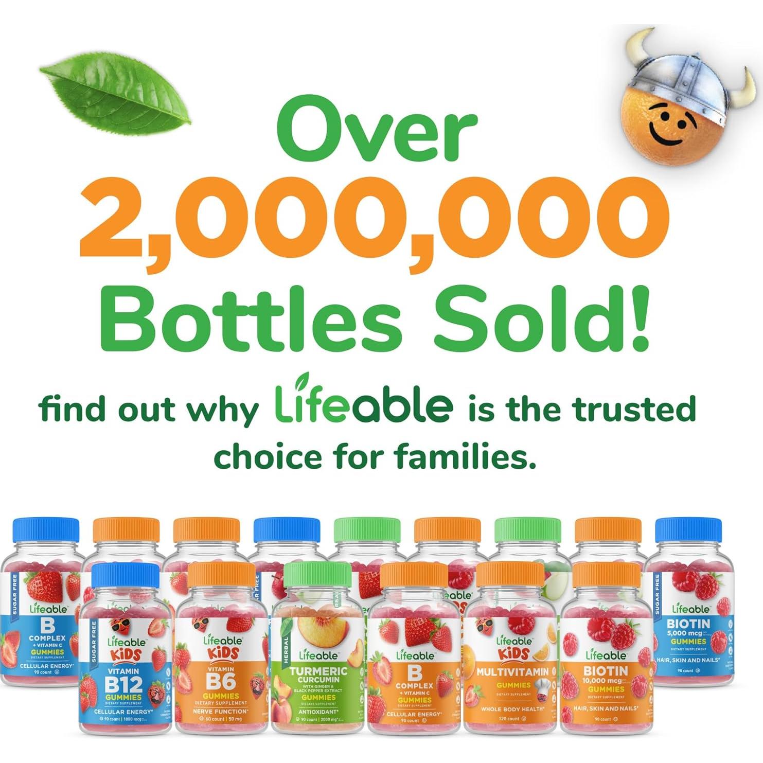 Gomitas Inmunológicas Lifeable Kids 90 Unidades Sabor Baya