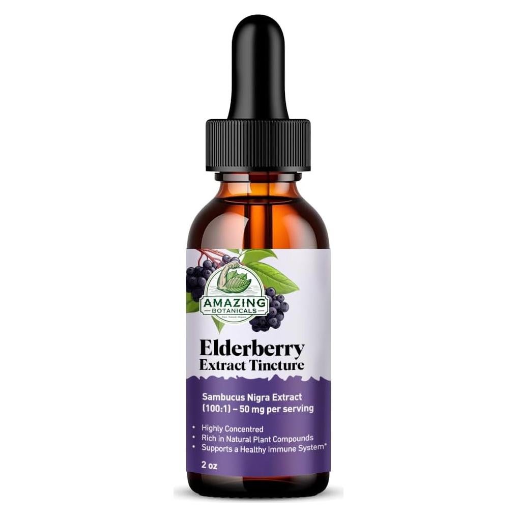 Extracto de Saúco Tinctura 100X Amazing Botanicals 60ml