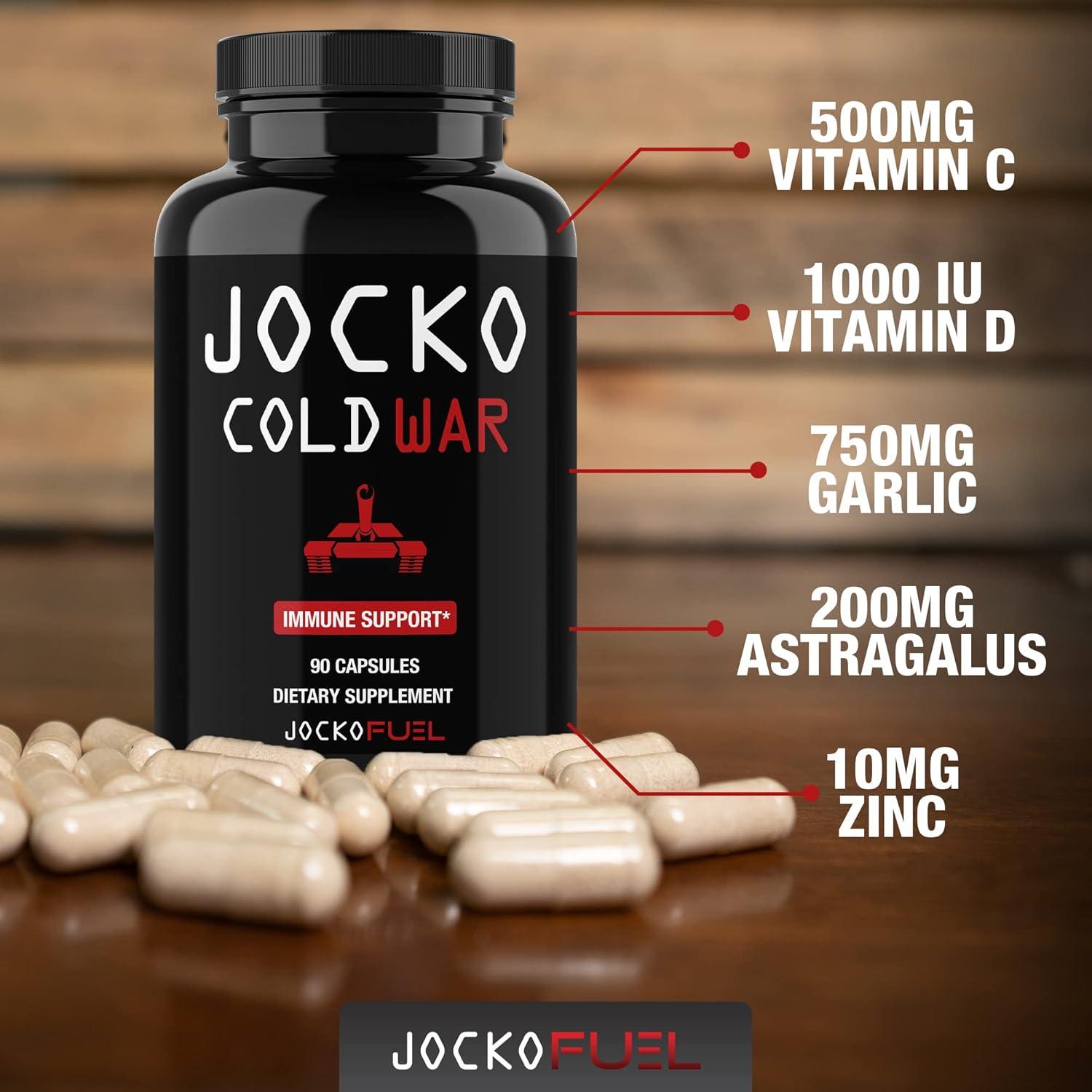 Suplemento Inmunológico Jocko Fuel Cold War - 90 Cápsulas