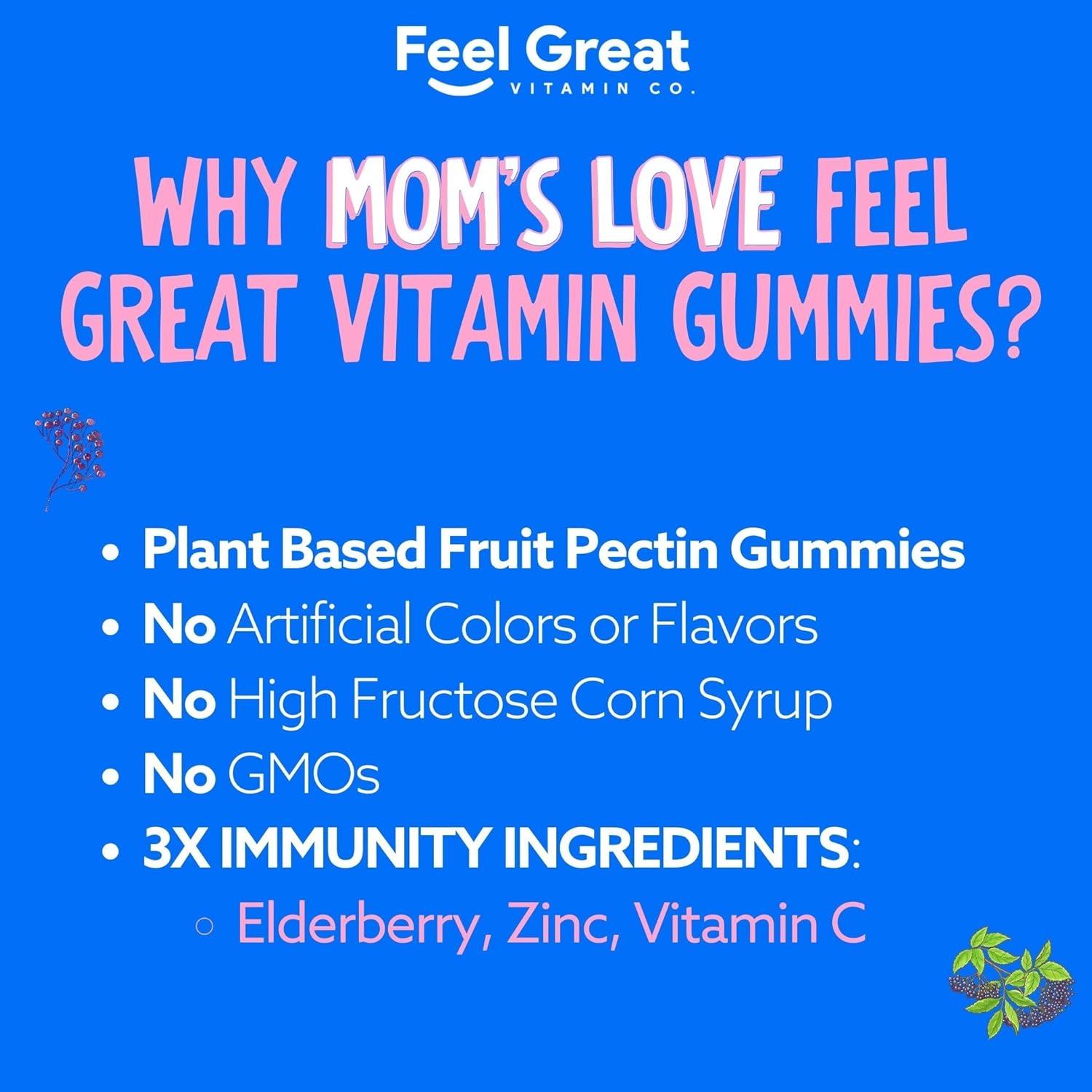 Gomitas de Saúco Orgánicas Feel Great para Niños - 60 Unidades