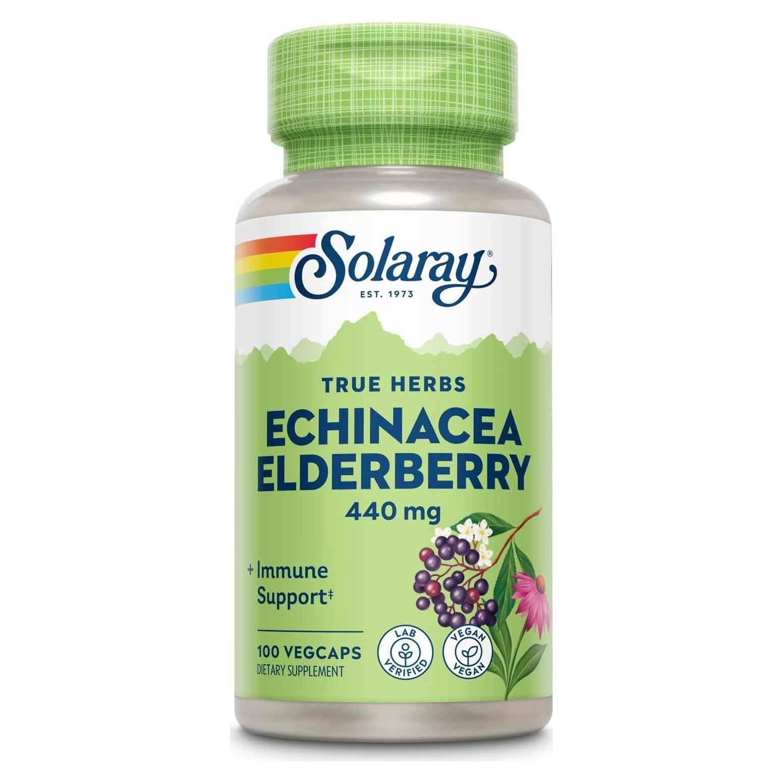 Cápsulas de Echinacea Solaray 440 mg - 100 Unidades