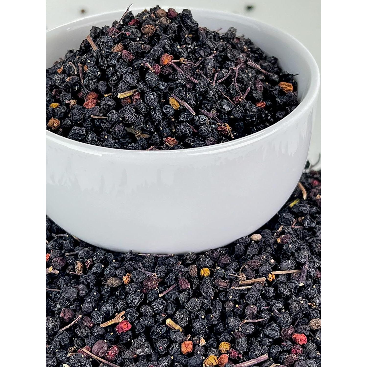 Saúcos Secos Orgánicos 0.45kg Real Wild Harvest - Sambucus Nigra