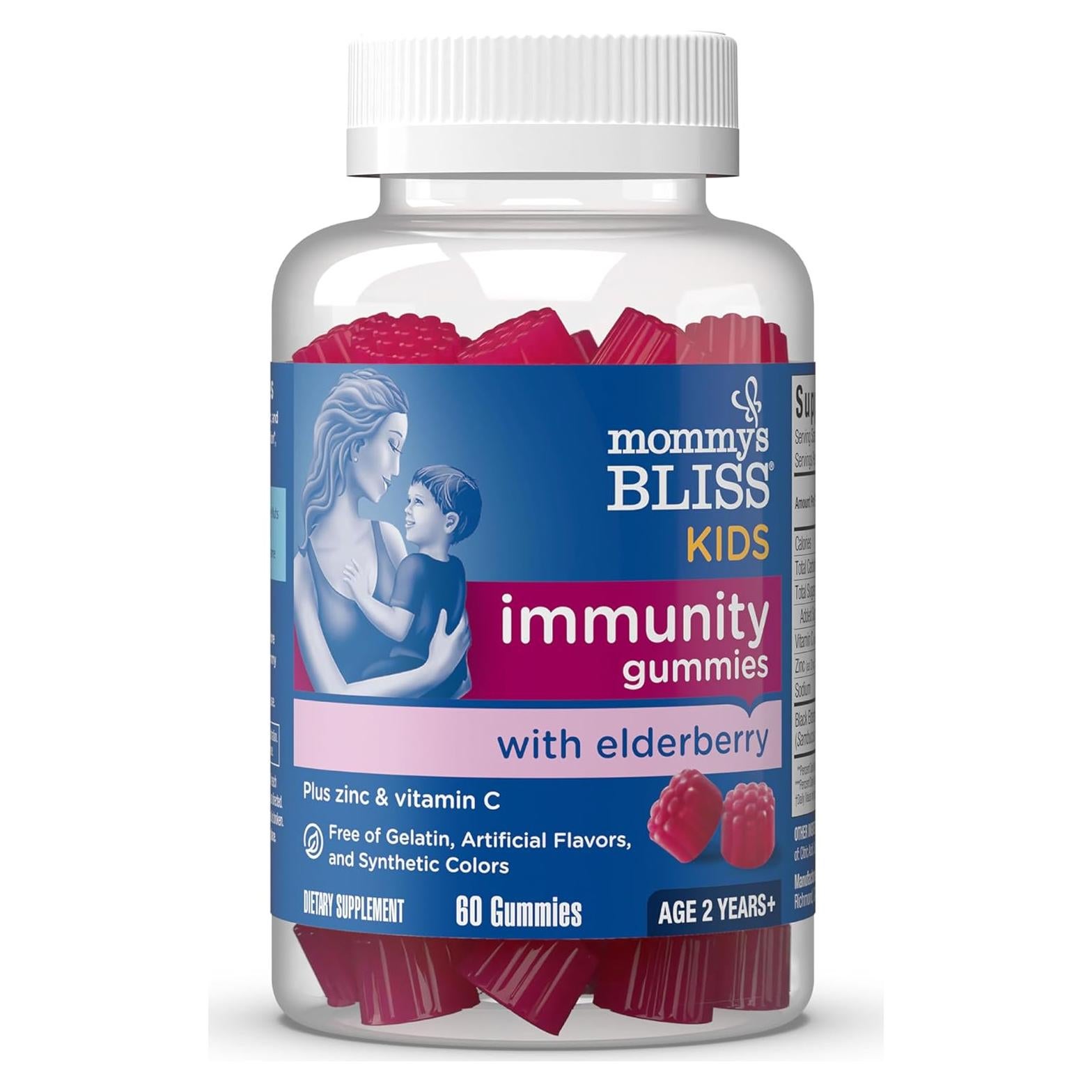 Gomitas de Saúco Mommy's Bliss 60 Unidades - Inmunidad Niños