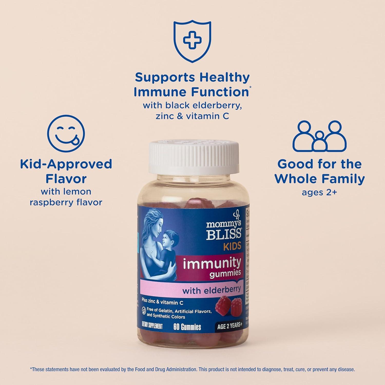 Gomitas de Saúco Mommy's Bliss 60 Unidades - Inmunidad Niños