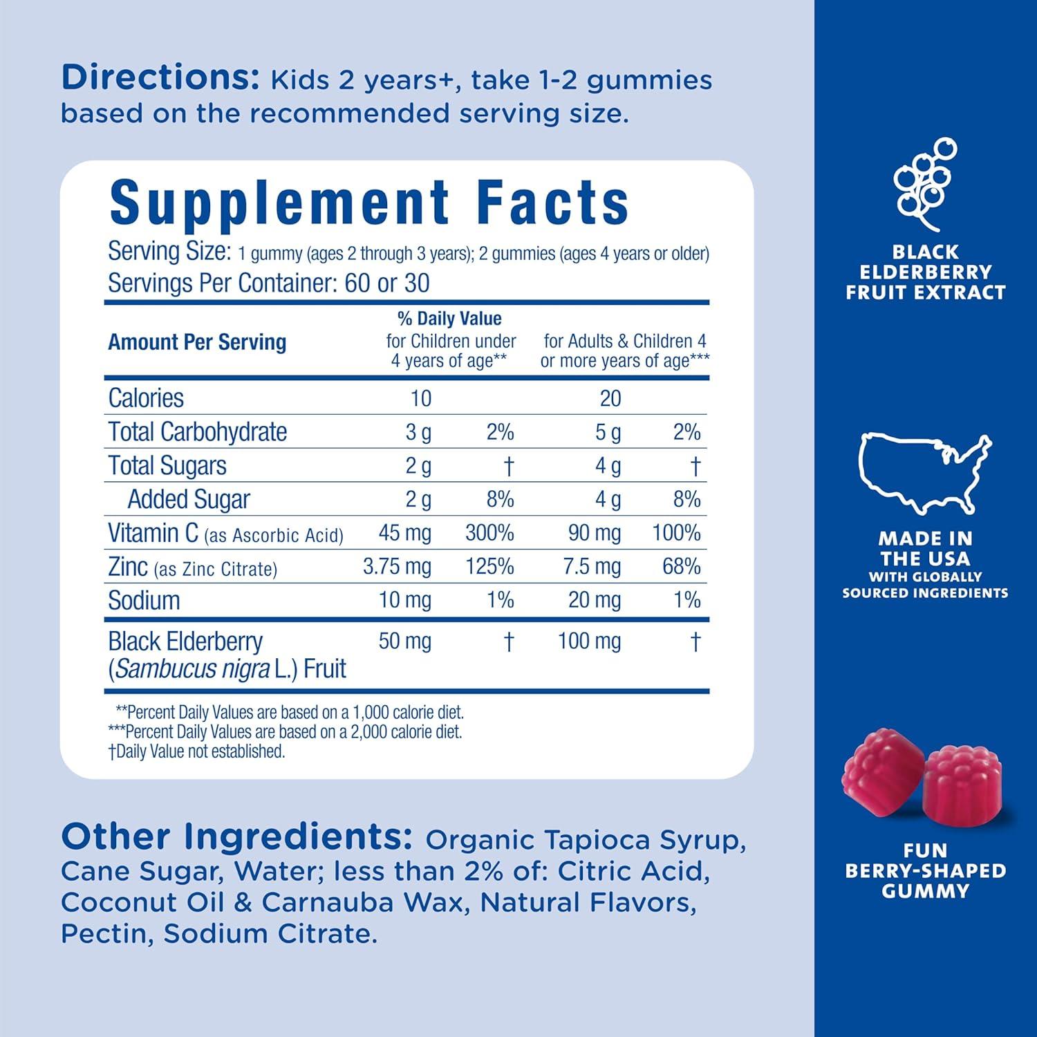 Gomitas de Saúco Mommy's Bliss 60 Unidades - Inmunidad Niños