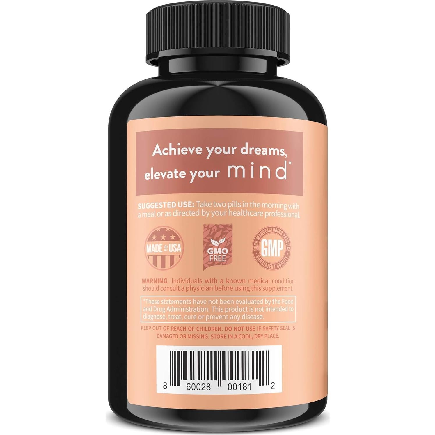 Suplemento Cerebral WellPath Mind 60 Cápsulas - Memoria y Concentración