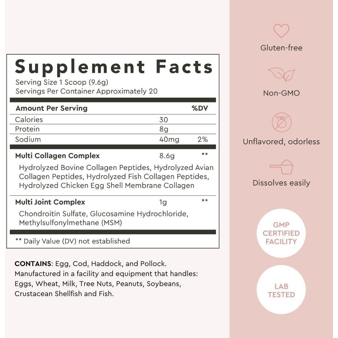 Polvo de Colágeno Múltiple Alaya - 20 Porciones - Salud Piel, Cabello y Uñas