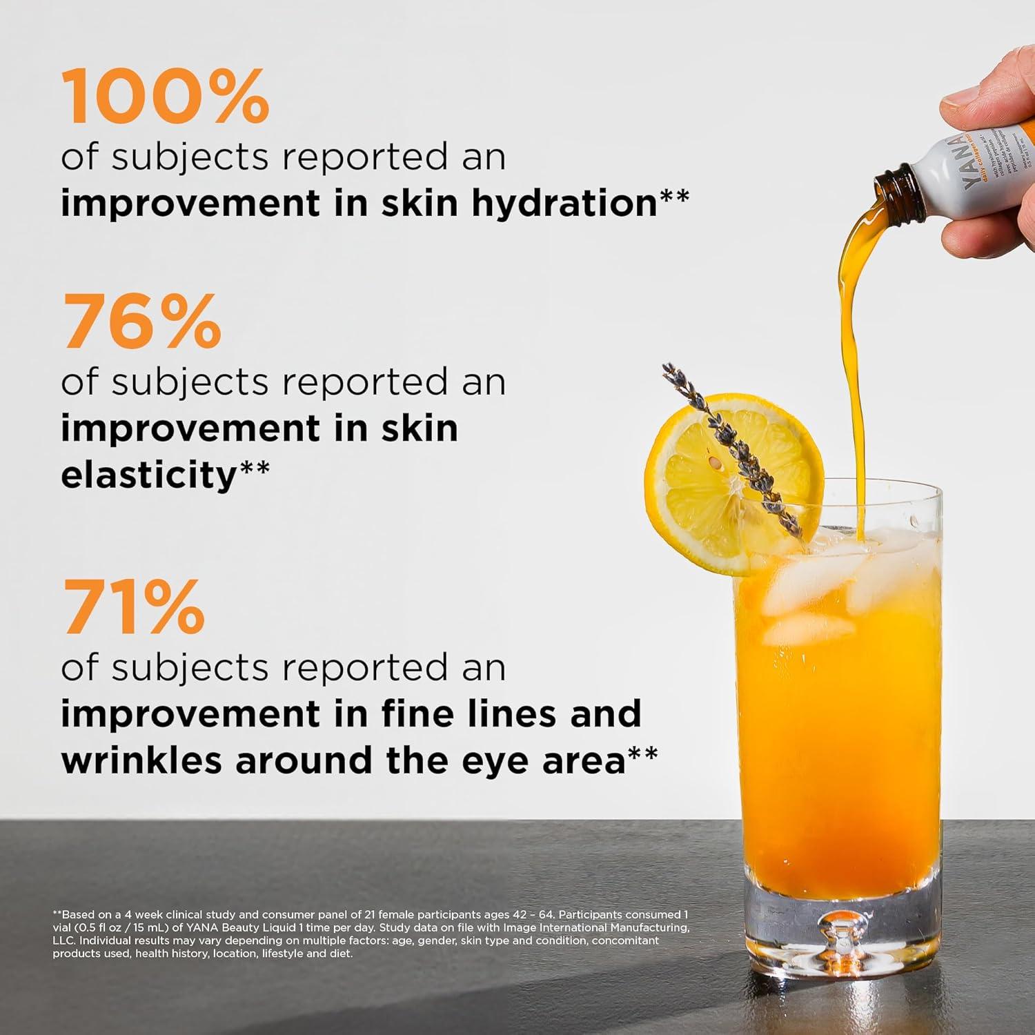 Disparos de Colágeno Líquido YANA IMAGE Skincare 2500 mg