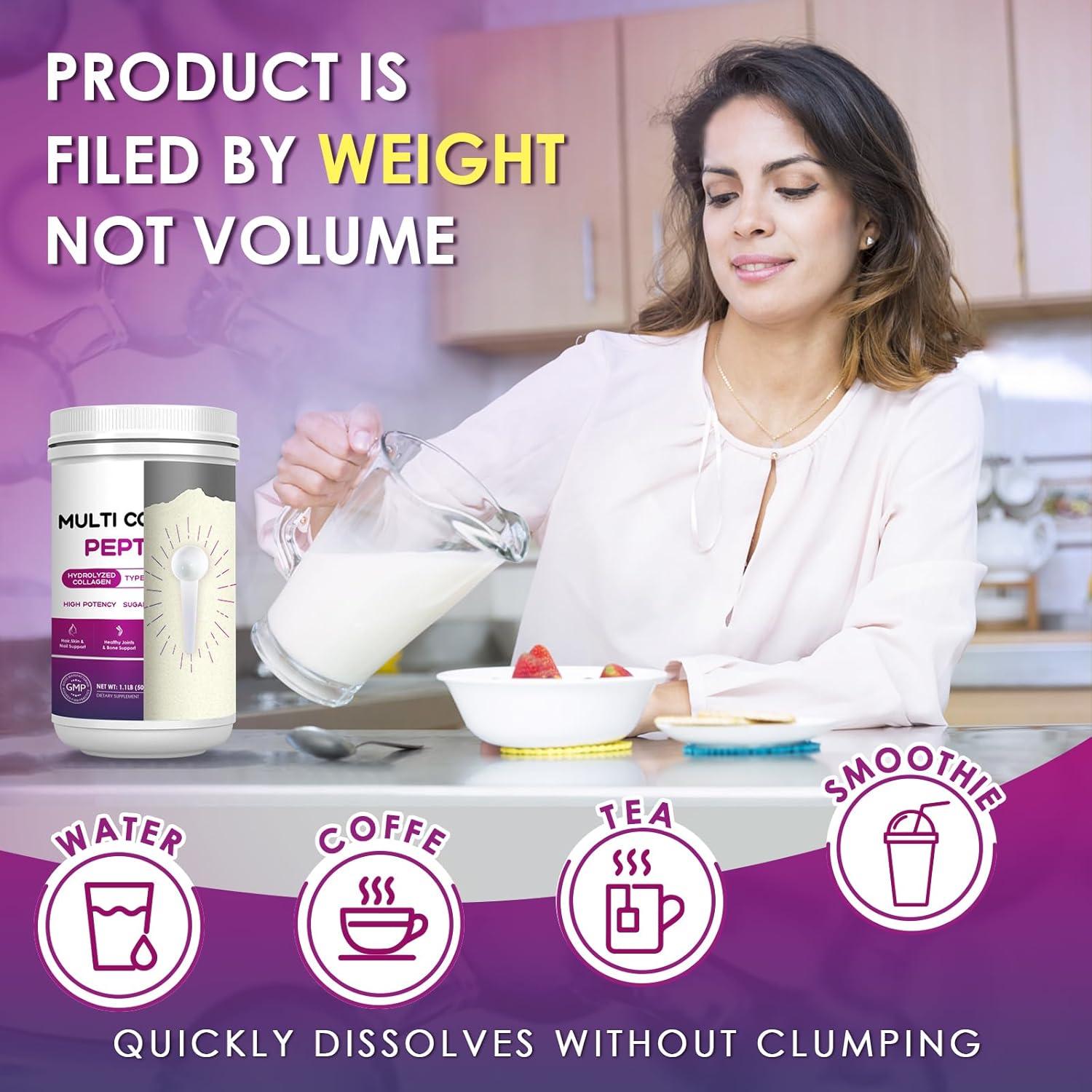 Polvo de Péptidos de Colágeno Múltiple Nature Target 50 Porciones