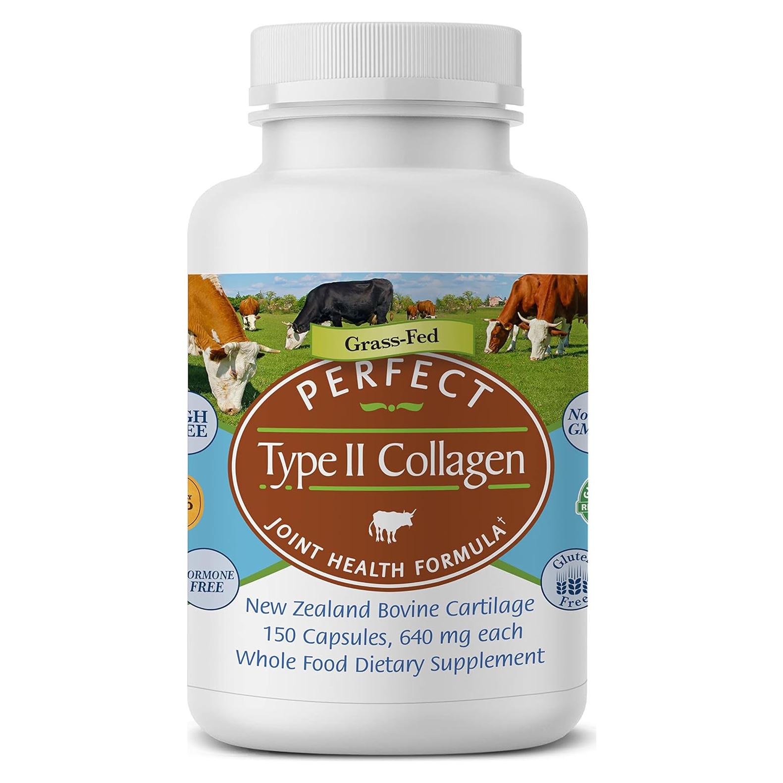 Colágeno Tipo II Perfecto Suplementos Perfectos 150 Cápsulas