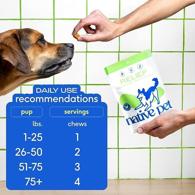 Suplemento Articular para Perros Native Pet - 30 Masticables