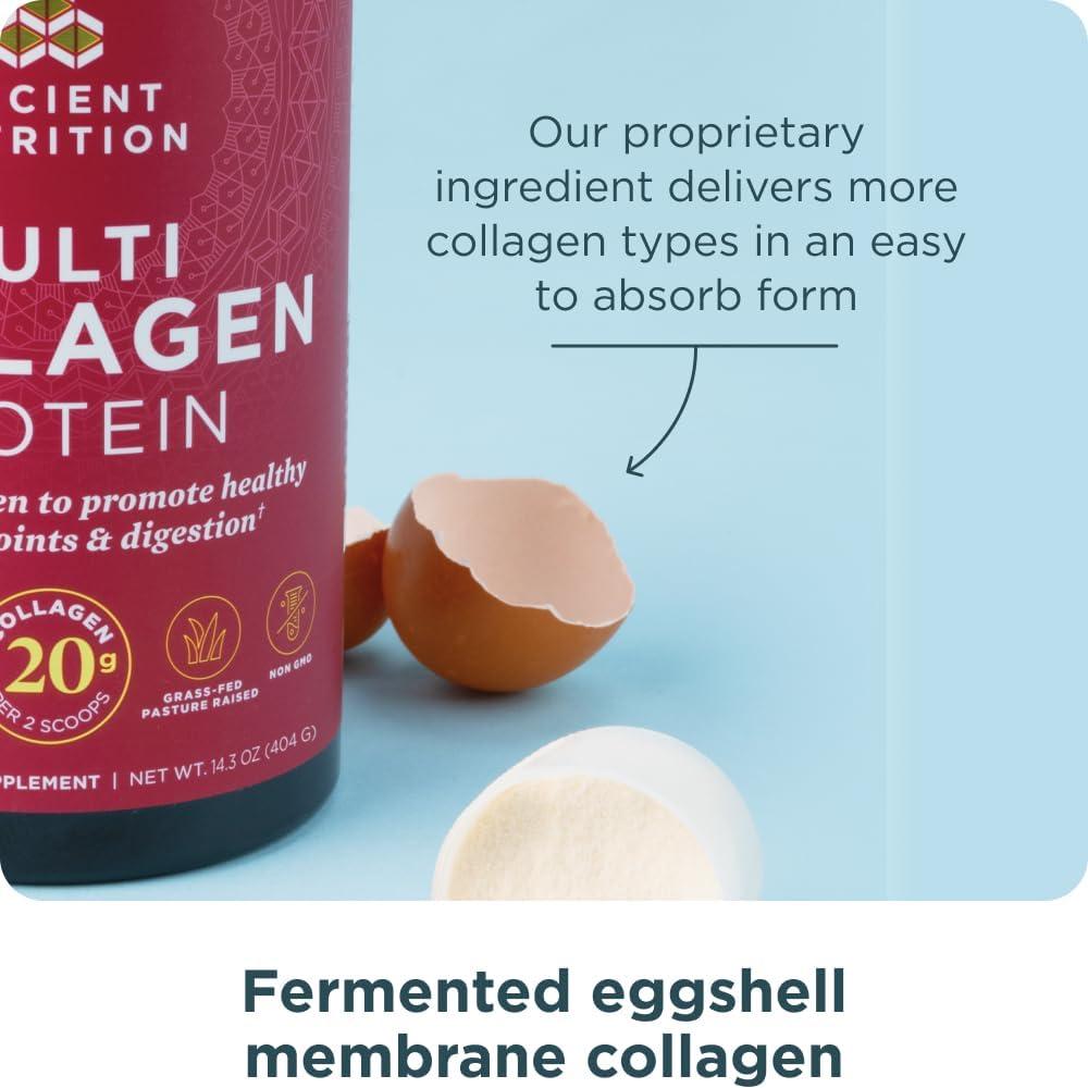 Proteína en Polvo Multi Colágeno Ancient Nutrition 45 Porciones