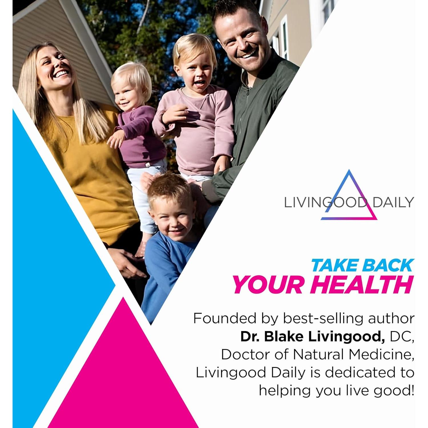 Polvo de colágeno hidrolizado Livingood Daily Vainilla 30 porciones