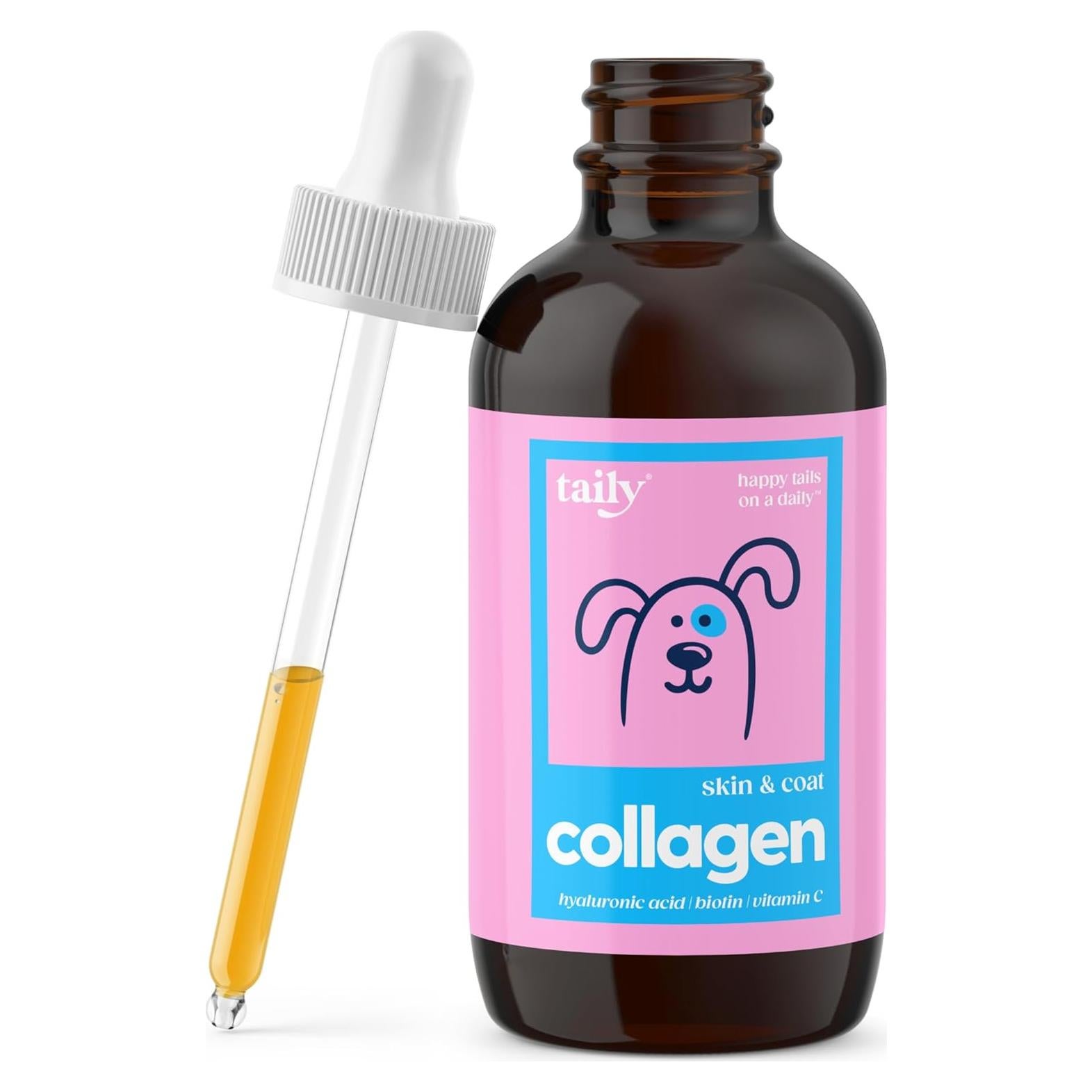 Colágeno Líquido Premium Taily para Perros y Gatos 113g