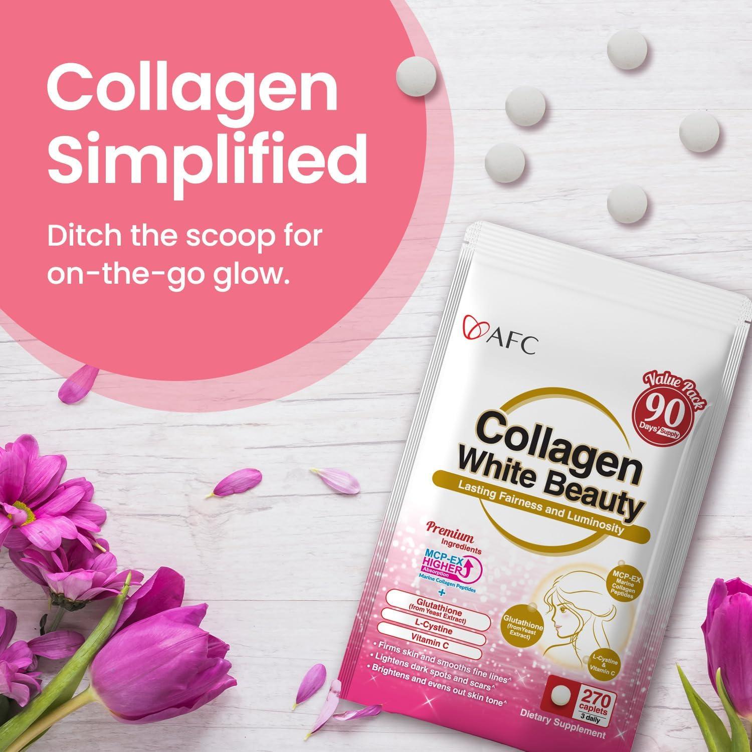 Colágeno Marino AFC Japón 90 Tablets - Firmeza y Brillo Piel