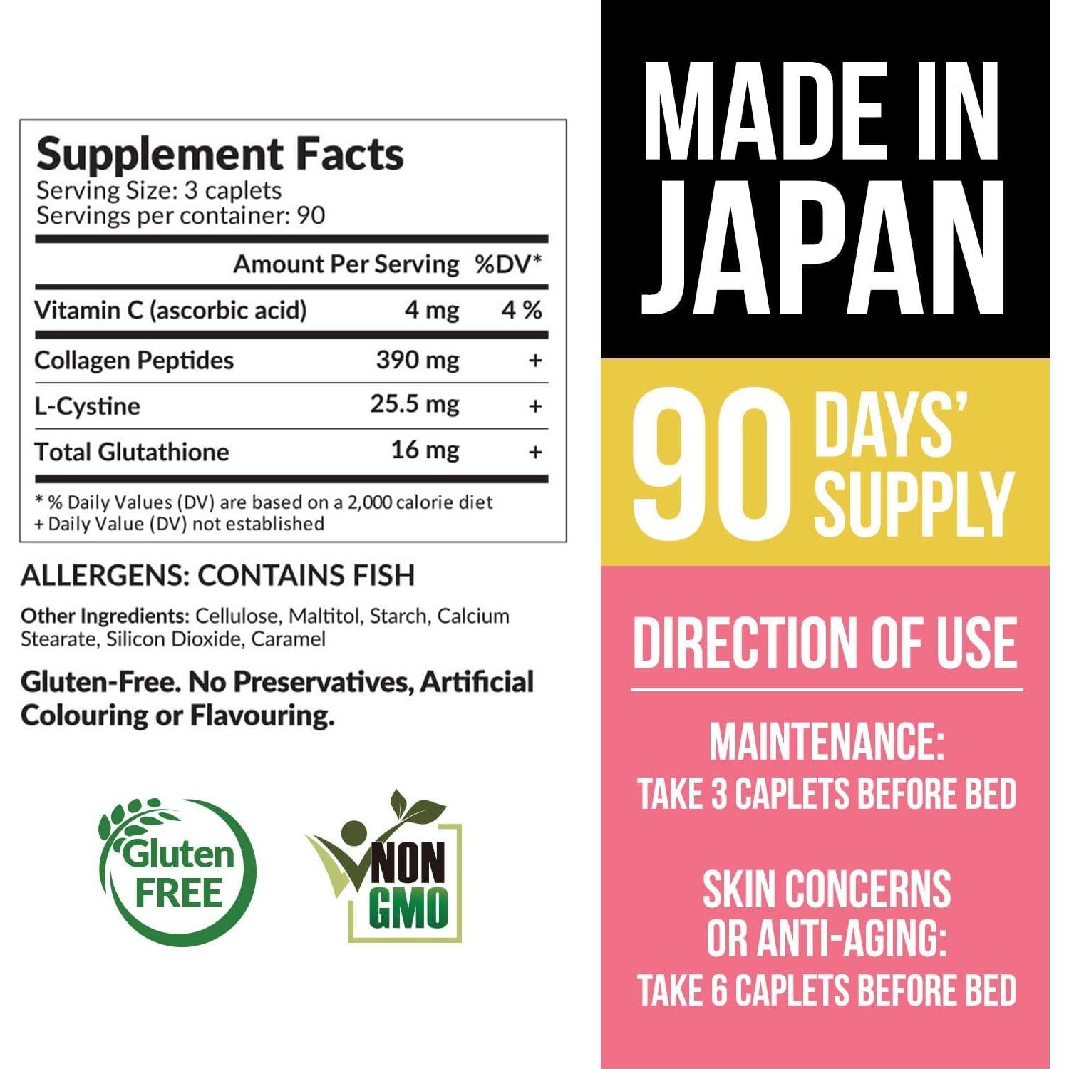 Colágeno Marino AFC Japón 90 Tablets - Firmeza y Brillo Piel