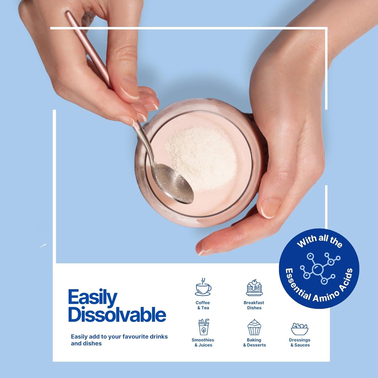 Polvo de Colágeno Hidrolizado Salud Inteligente 450g 45 Porciones