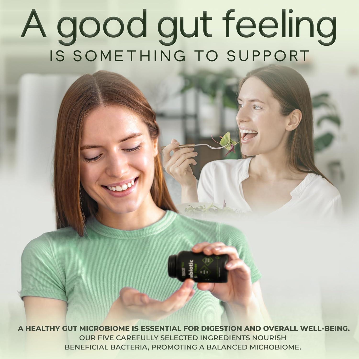 Suplemento de Fibra Prebiótica 5X Natural Flow - 120 Cápsulas