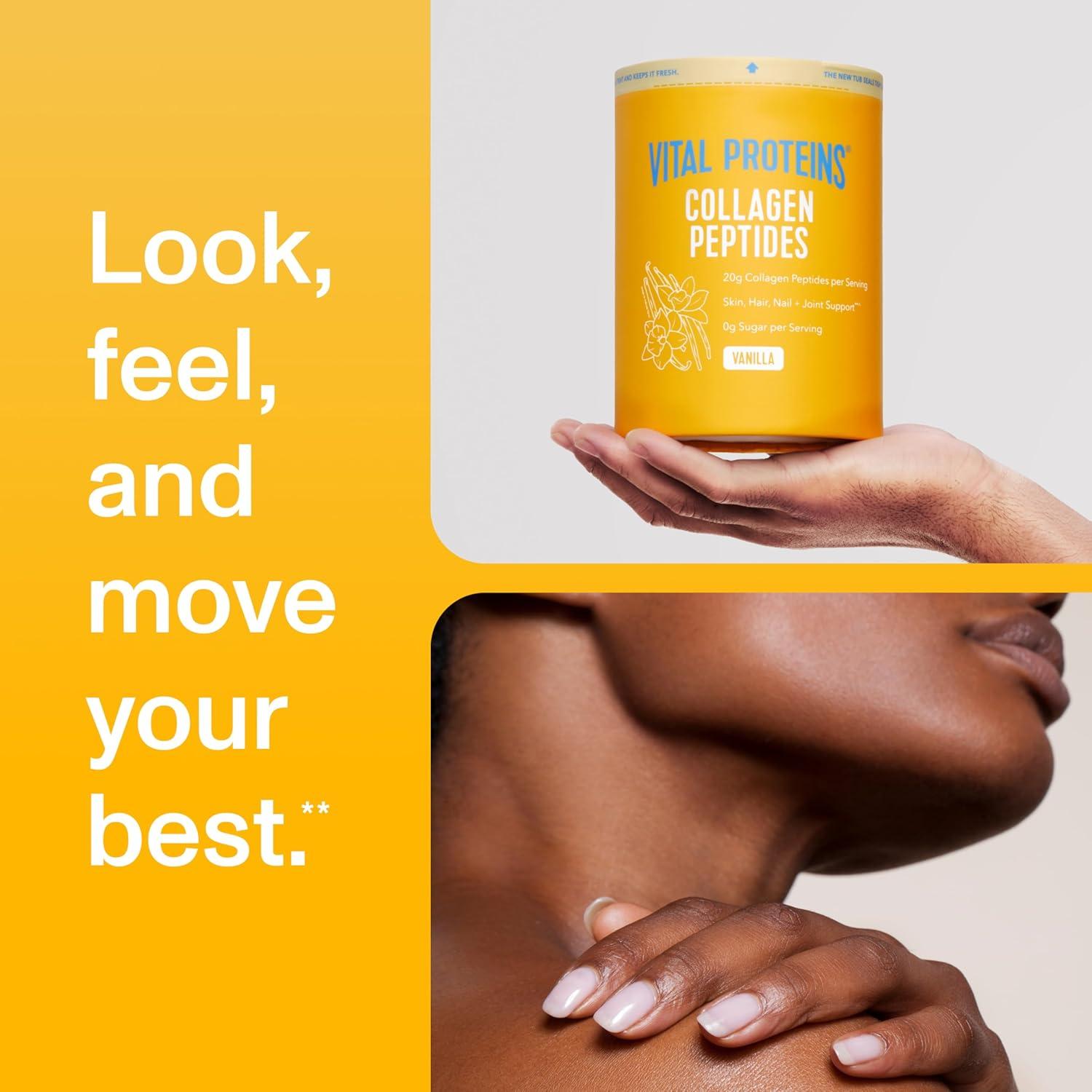 Polvo de Péptidos de Colágeno Vital Proteins Vainilla 658g