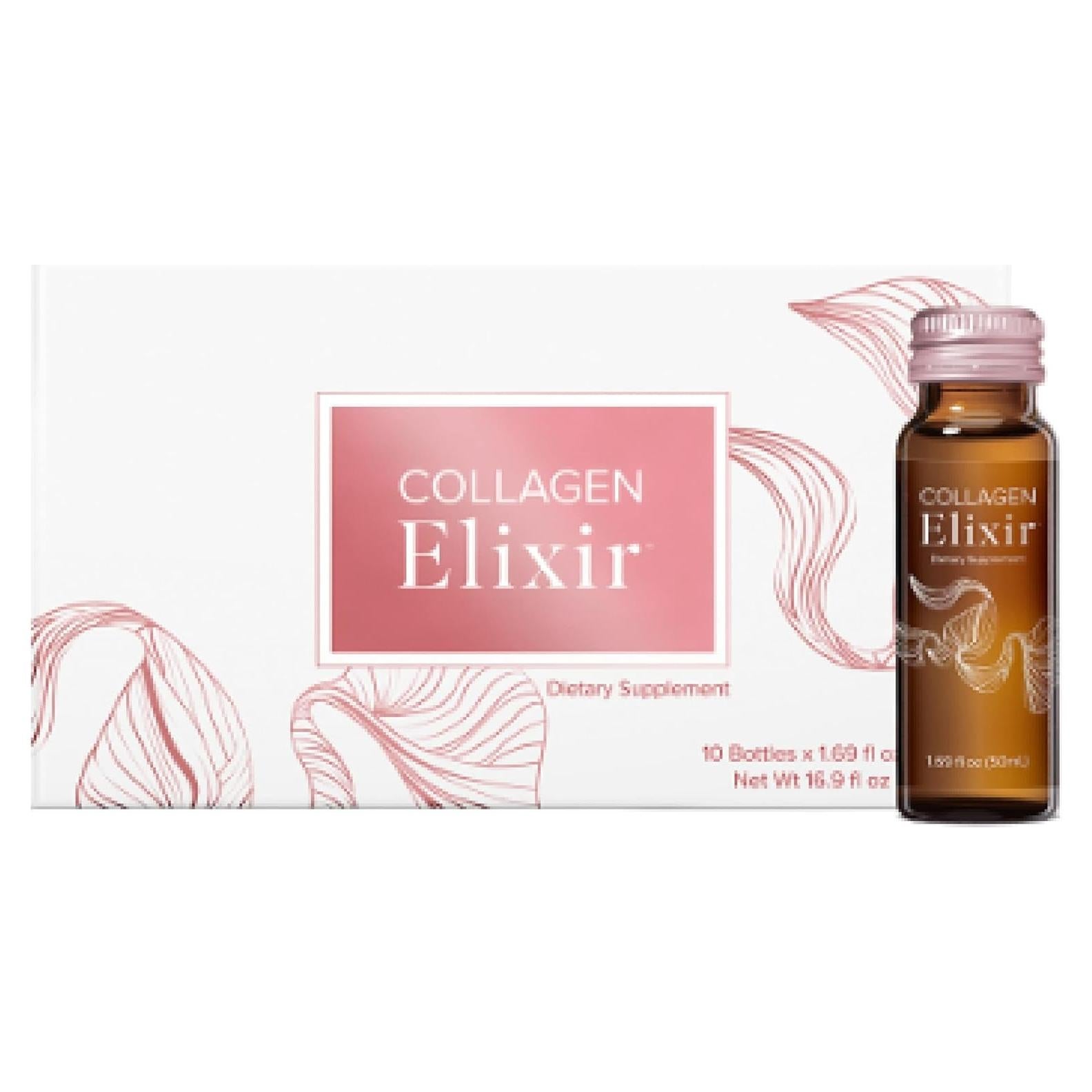 Isagenix Elixir de Colágeno Marino 50 mL - Vitamina C, Zinc, Biotina