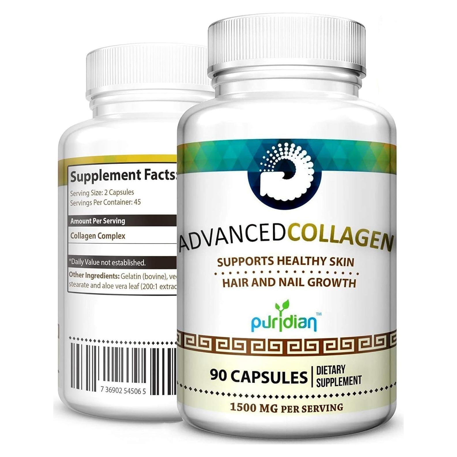 Colágeno Hidrolizado Advanced Collagen+ 90 Cápsulas 1500 mg