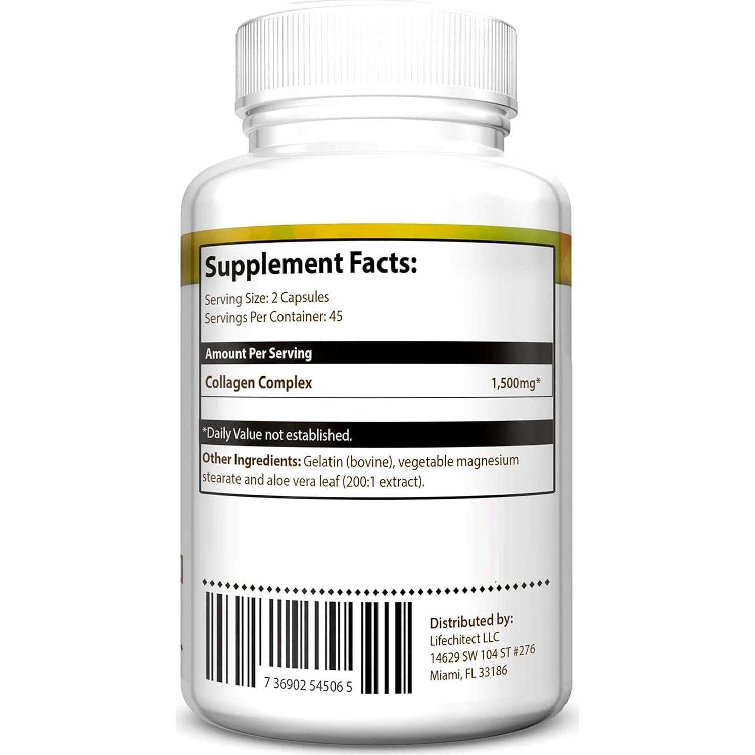 Colágeno Hidrolizado Advanced Collagen+ 90 Cápsulas 1500 mg