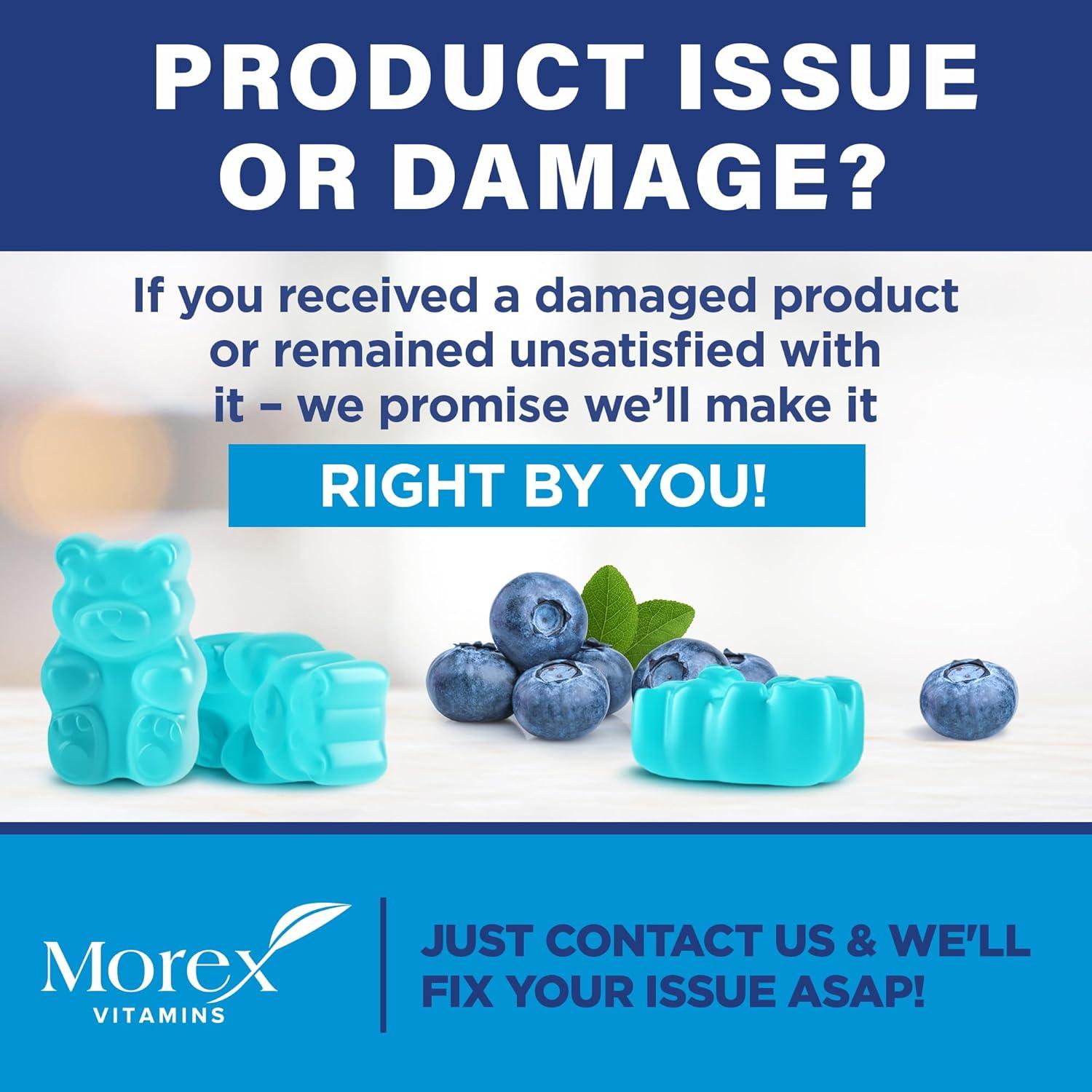 Gomitas de Biotina Morex Vitamins - Suplemento Cabello, Piel y Uñas - 60 Unidades