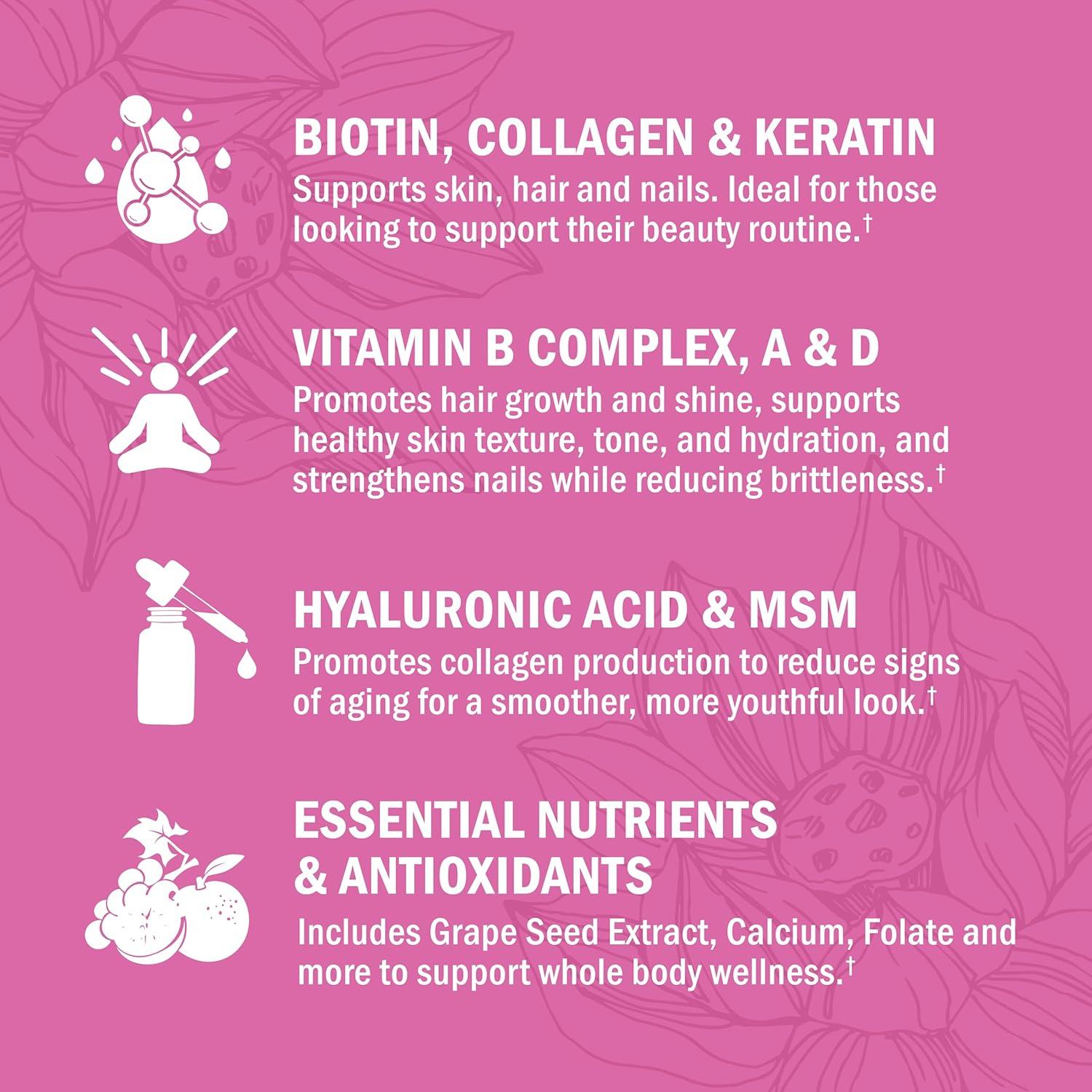 Suplemento de Biotina y Colágeno BioSchwartz 10000mcg - 60 Cápsulas