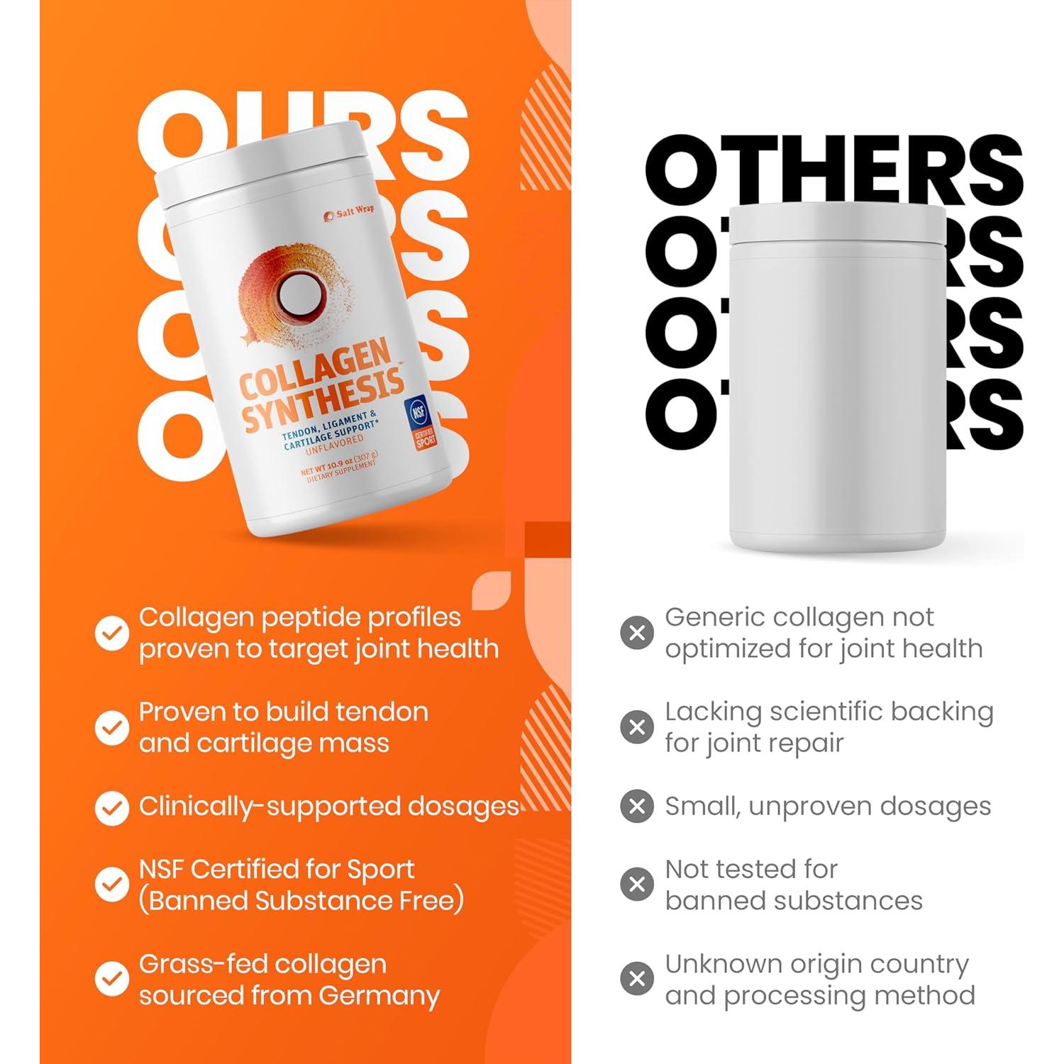 Polvo de Colágeno SaltWrap - Péptidos para Articulaciones 310g