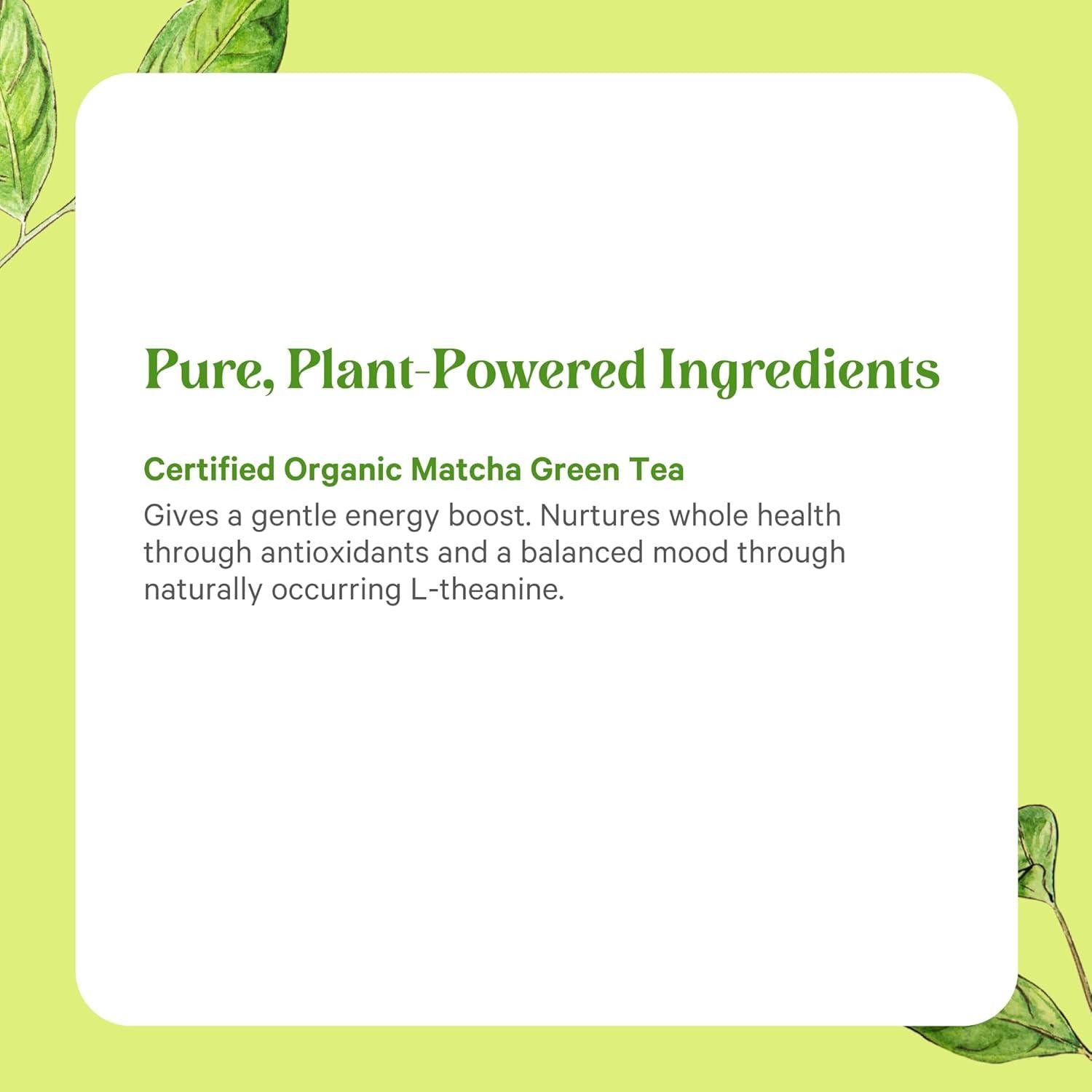 Cápsulas de Matcha Orgánico Synergy - 90 Cápsulas 1500 mg