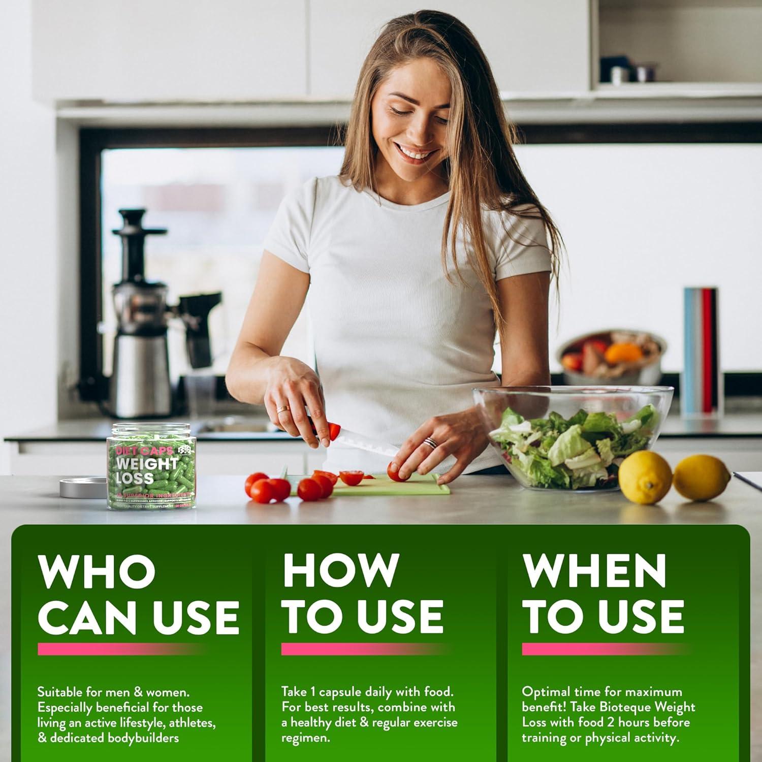 Cápsulas de Pérdida de Peso Bioteque Lab - 60 Píldoras