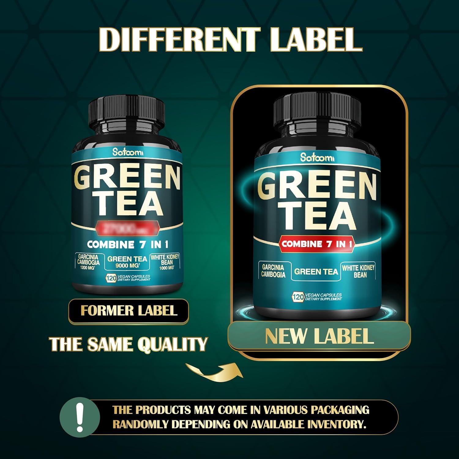 Cápsulas de Té Verde Satoomi 13200mg - 120 Unidades