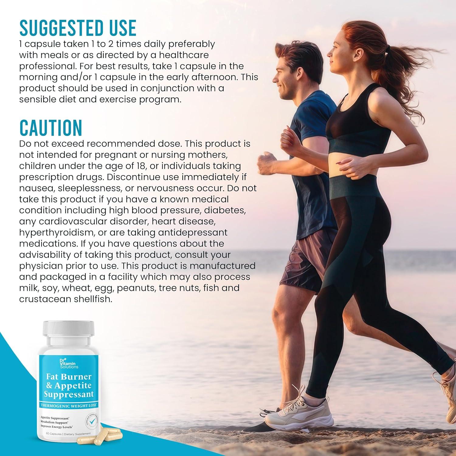 Quemador de Grasa Dr Vitamin Solutions 60 Cápsulas - Suplemento Termogénico