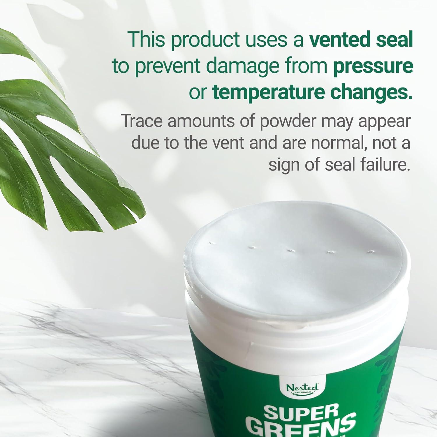 Polvo de Superalimentos Nested Naturals Super Greens 30 Porciones