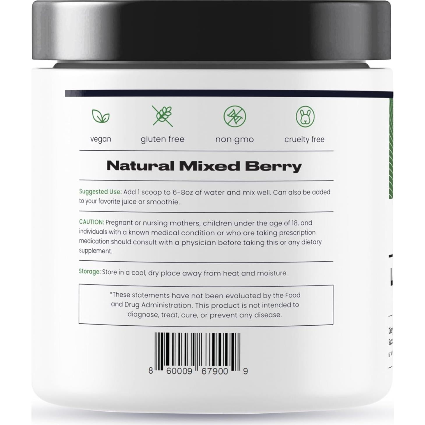 Polvo de Super Verdes Orgánicos Mezcla Pura 200g - Sabor Matcha