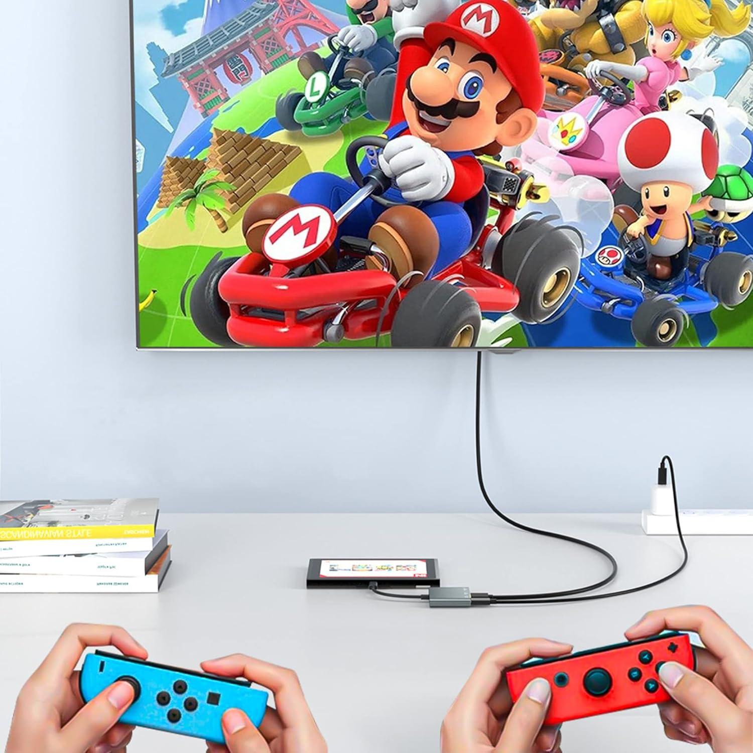 Adaptador USB-C a HDMI 4K Mindorlen con carga rápida