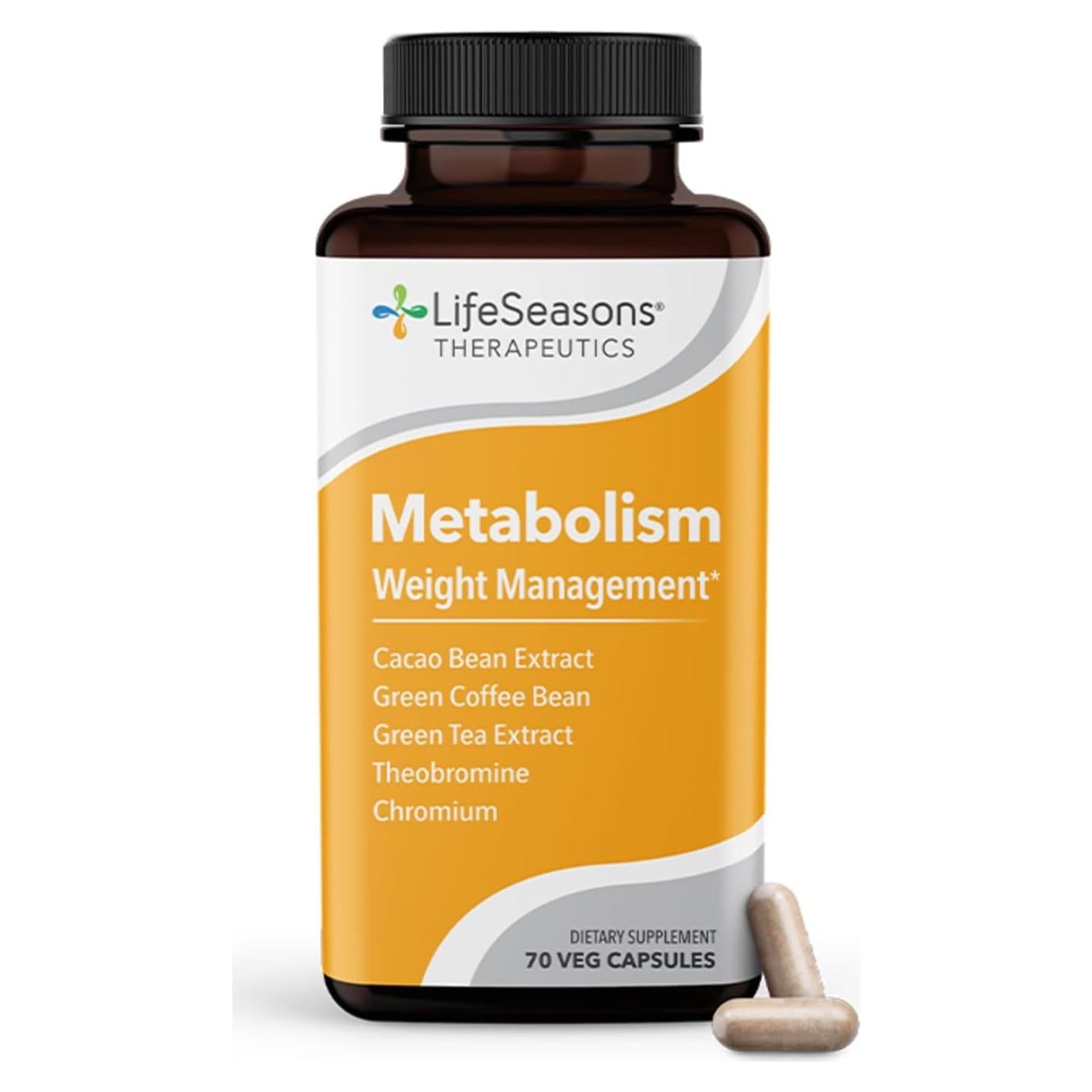 Suplemento Metabolismo LifeSeasons 70 Cápsulas - Control de Peso y Energía