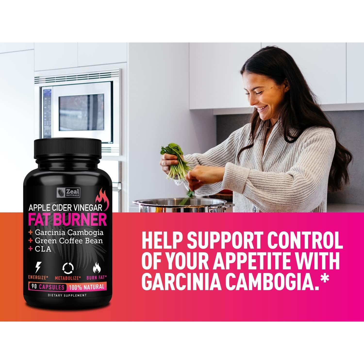 Píldoras de Vinagre de Sidra de Manzana Zeal Naturals 100 mg