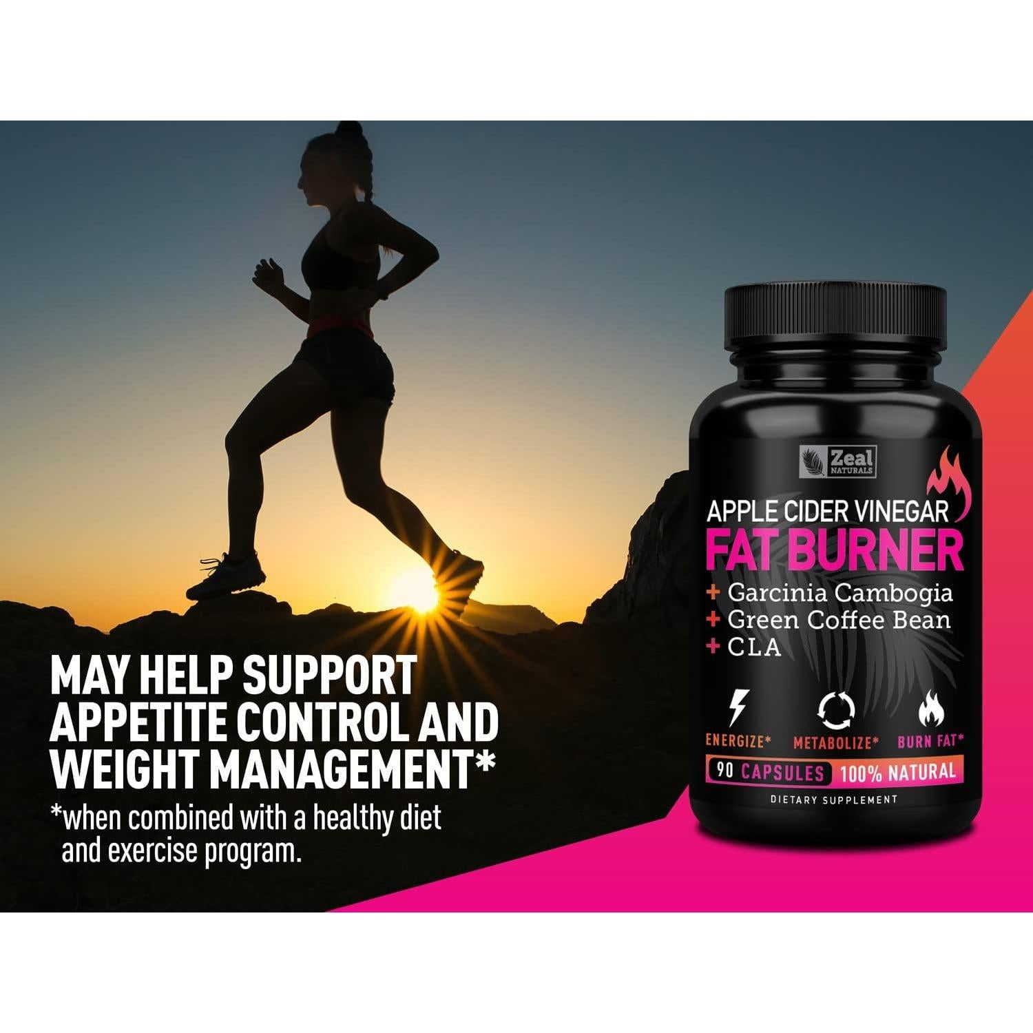 Píldoras de Vinagre de Sidra de Manzana Zeal Naturals 100 mg