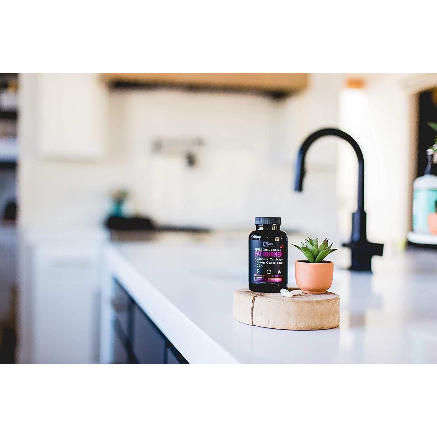 Píldoras de Vinagre de Sidra de Manzana Zeal Naturals 100 mg