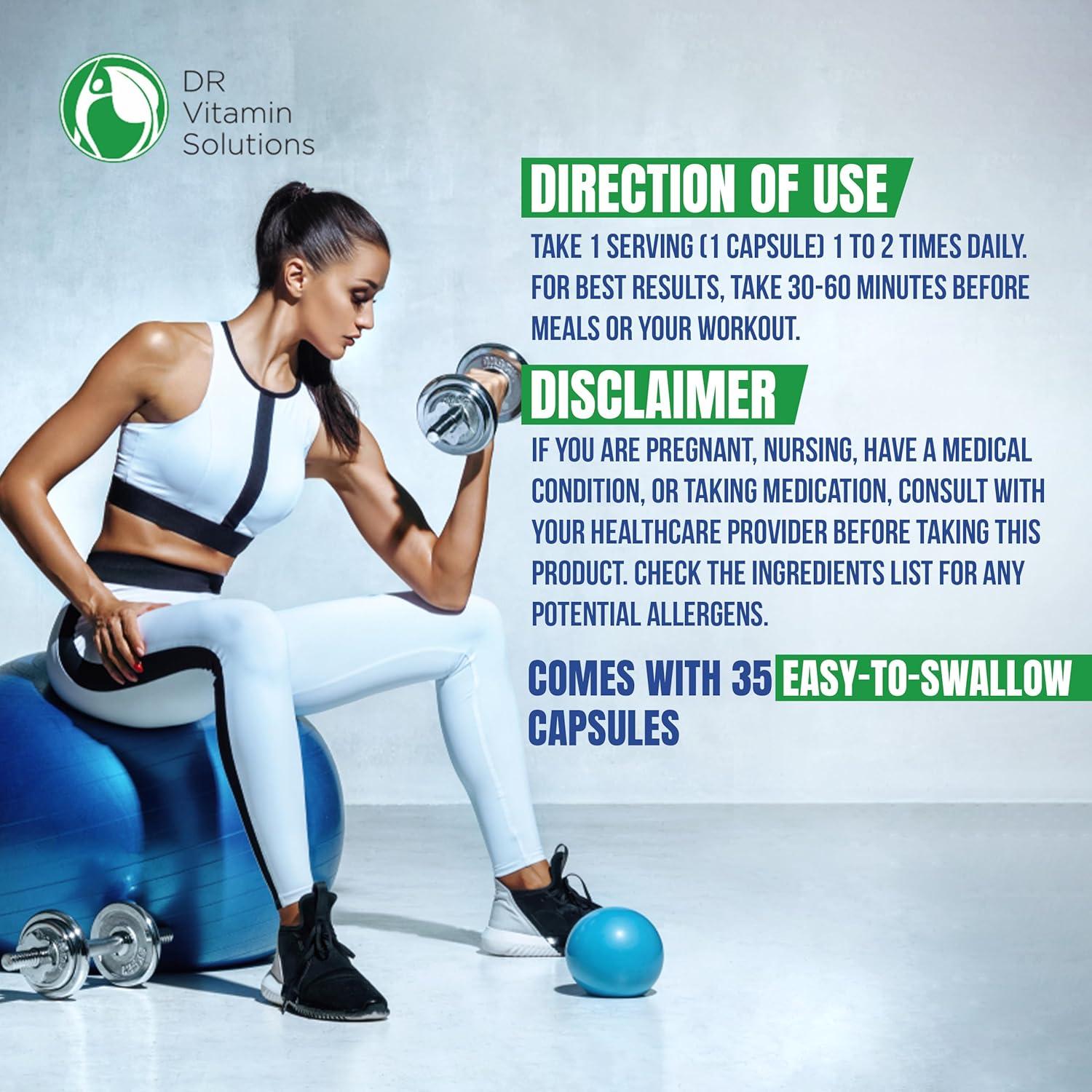 Quemador de Grasa Termogénico DR Vitamin - 35 Cápsulas